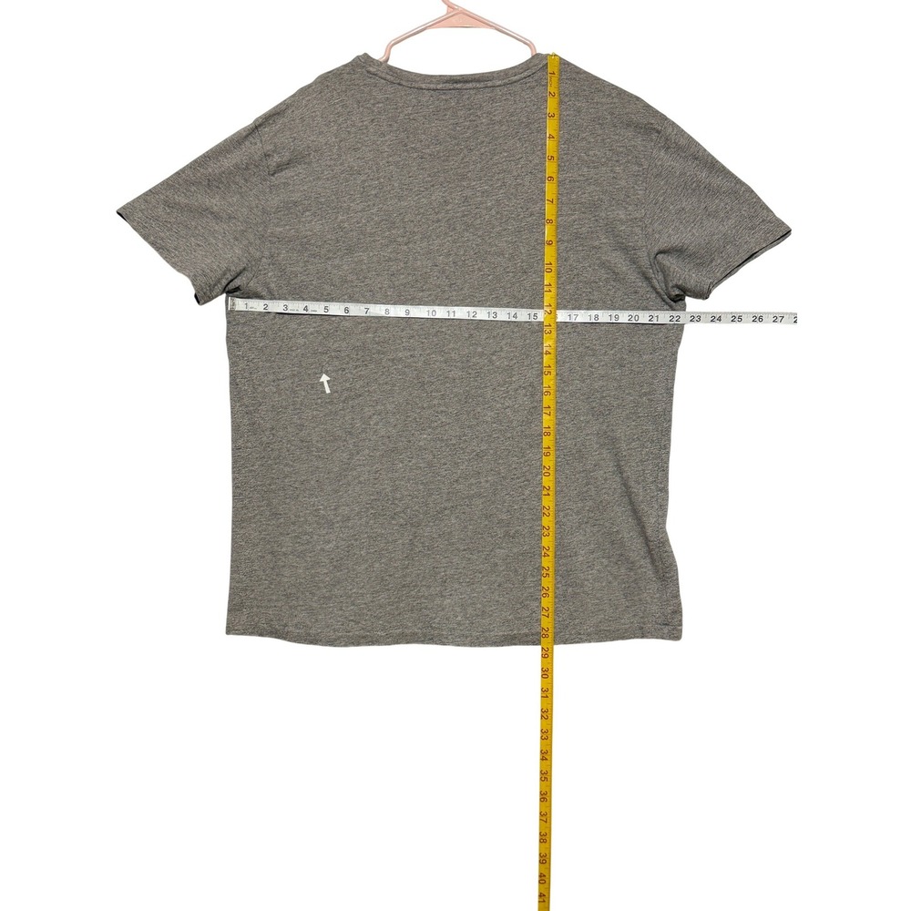 Polo Ralph Lauren Mens Large T-Shirt Gray Cotton Short Sleeve Crewneck Pony Logo - Picture 3 of 8